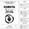 Kubota Z402-B Aixam-1 Diesel Engine Parts Manual