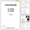 New Holland E115SR E135SR Excavator Workshop Manual