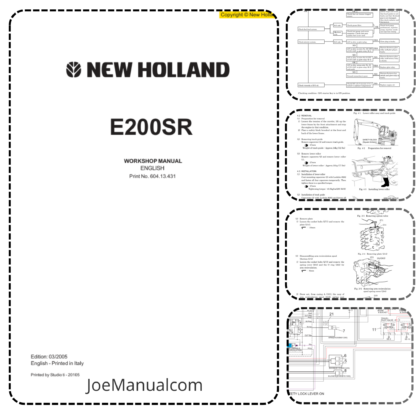 New Holland E200SR Workshop Manual