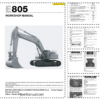 New Holland E805 Excavator Workshop Manual