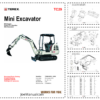 TEREX TC29 Excavator Parts Manual
