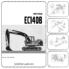 Volvo EC140B Excavator Parts Manual