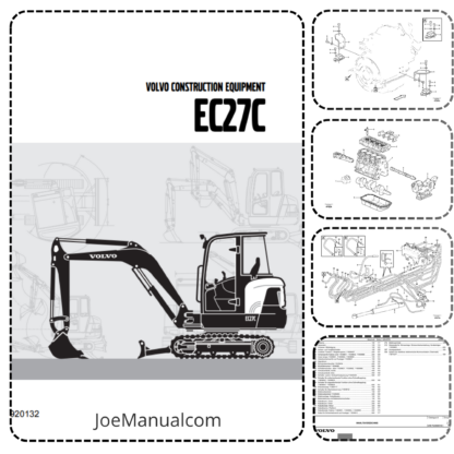 Volvo EC27C Excavator Parts Manual