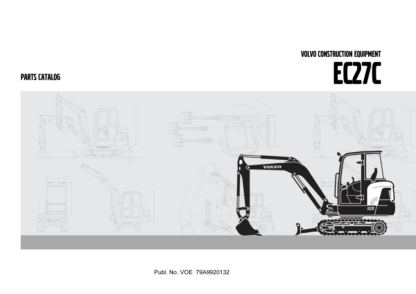 Volvo EC27C Excavator Parts Manual - Image 2