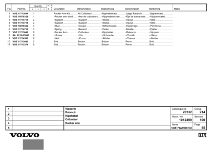 Volvo EC27C Excavator Parts Manual - Image 10