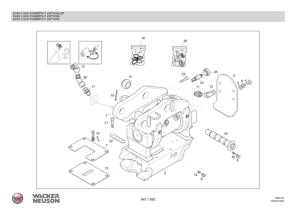 Wacker Neuson 3503 Excavator Parts Catalog - Image 14