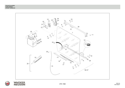 Wacker Neuson 3503 Excavator Parts Catalog - Image 13