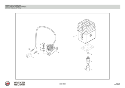 Wacker Neuson 3503 Excavator Parts Catalog - Image 9