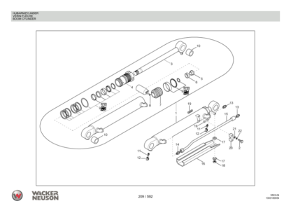 Wacker Neuson 3503 Excavator Parts Catalog - Image 4