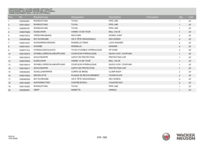 Wacker Neuson 3503 Excavator Parts Catalog - Image 7