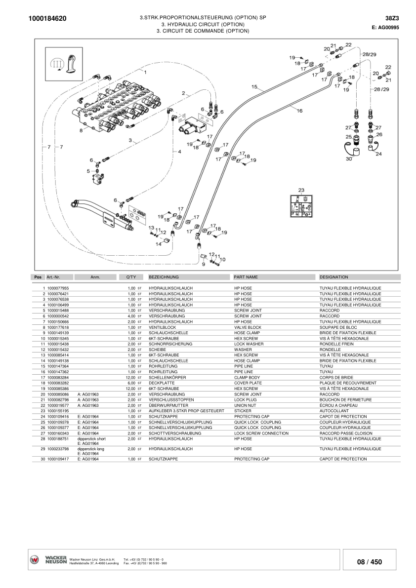 Wacker Neuson 38Z3 Excavator Parts Catalog - Image 11