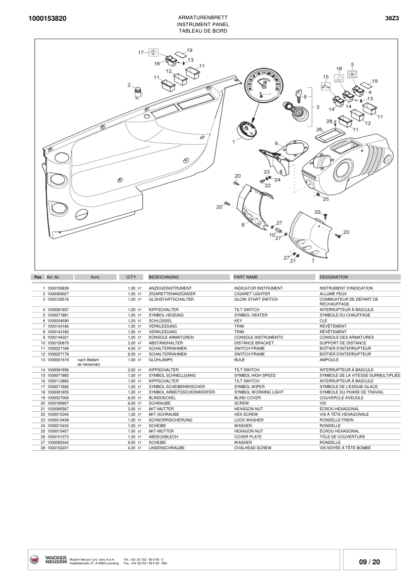 Wacker Neuson 38Z3 Excavator Parts Catalog - Image 4