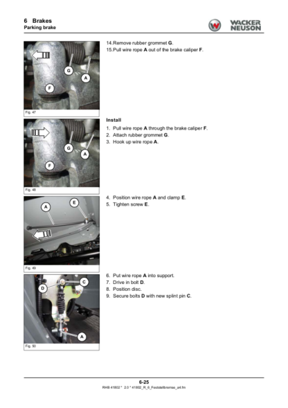 Wacker Neuson TH627 Telehandler Repair Manual - Image 8