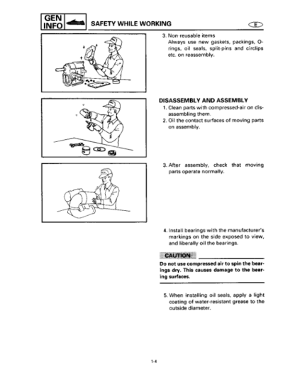 Yamaha SJ700AU Service Manual - Image 4