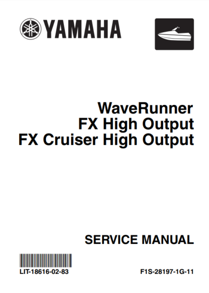 Yamaha WaveRuner FX Service Manual - Image 2