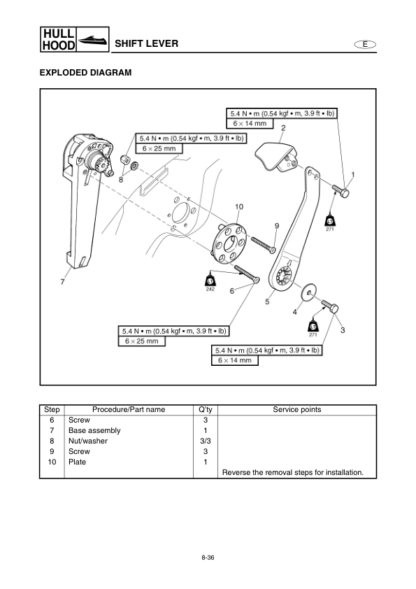 Yamaha WaveRuner FX Service Manual - Image 9