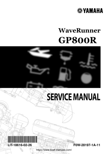 Yamaha WaveRunner GP800R Service Manual - Image 14