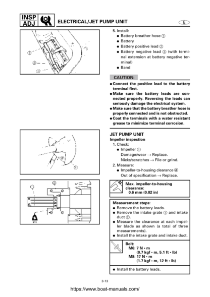 Yamaha WaveRunner GP800R Service Manual - Image 12