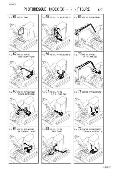 Yanmar VIO 75 Excavator Parts Catalog - Image 5