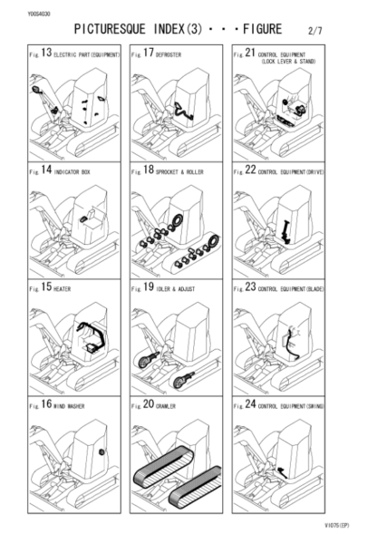 Yanmar VIO 75 Excavator Parts Catalog - Image 9