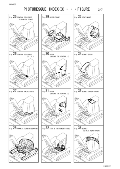 Yanmar VIO 75 Excavator Parts Catalog - Image 2