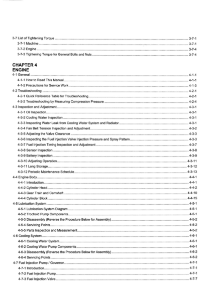 Yanmar VIO 75 Excavator Service Manual - Image 3