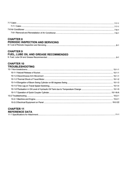 Yanmar VIO 75 Excavator Service Manual - Image 7