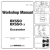 HITACHI EX550 EX550-3 Excavator Workshop Manual