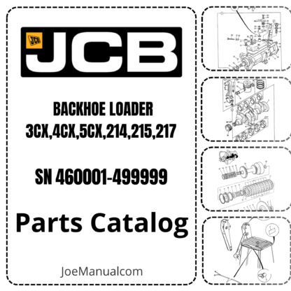 JCB 3CX 4CX Parts Catalog 00460001-00499999