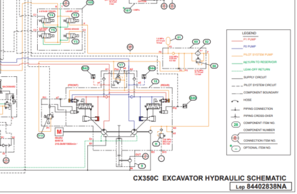 CASE CX350C Excavator Service Manual - Image 14