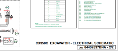 CASE CX350C Excavator Service Manual - Image 15