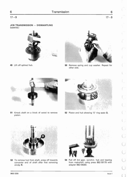 JCB 3CX 4CX Backhoe Service Manual SN 290000-400000 - Image 6