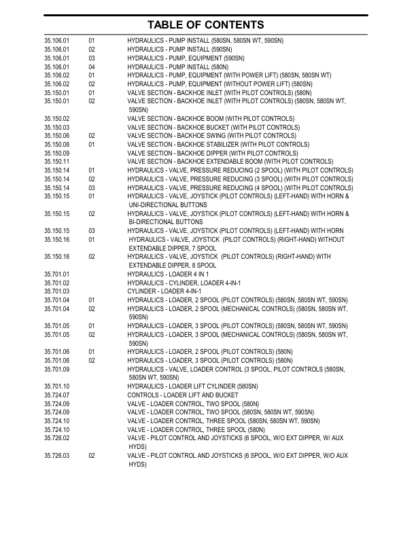 CASE 580N SN 590SN Backhoe Parts Catalog - Image 7