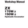 HITACHI ZX170W-3 190W-3 Excavator Workshop Manual - Image 2
