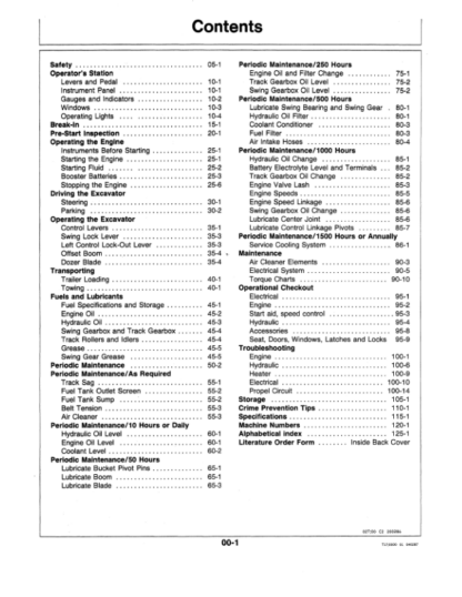John Deere 70 Excavator Operators Manual - Image 3