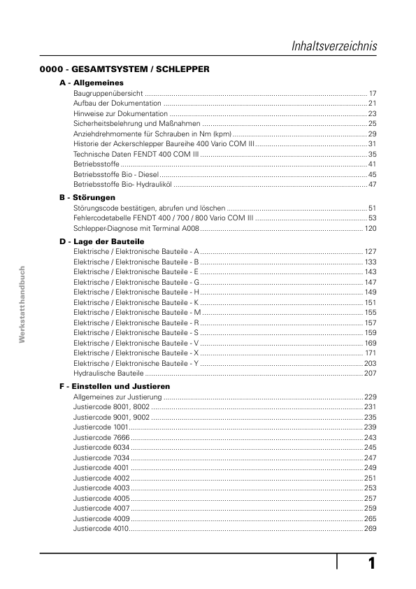 FENDT 411 412 413 414 415 VARIO COM III Workshop Manual - Image 3