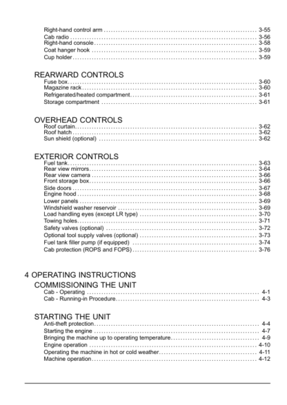 CASE CX210C Excavator Operator's Manual - Image 4