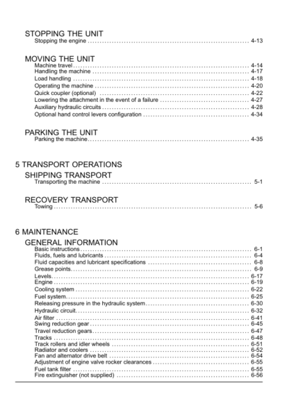 CASE CX350C Excavator Operator's Manual - Image 5