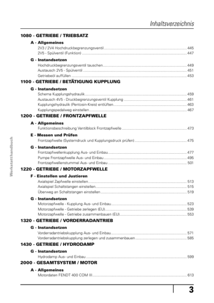 FENDT 411 412 413 414 415 VARIO COM III Workshop Manual - Image 5
