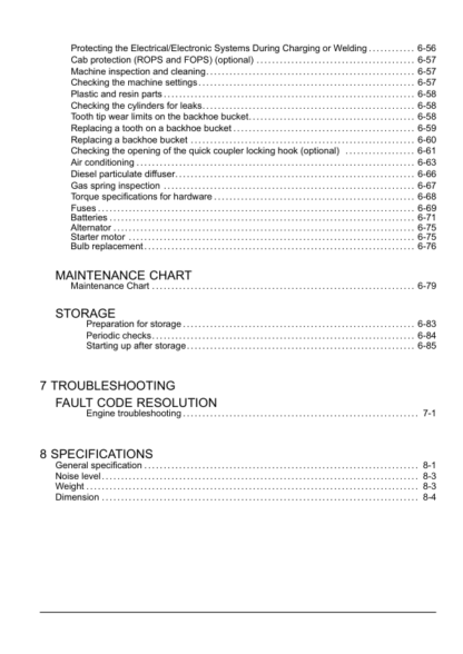 CASE CX350C Excavator Operator's Manual - Image 6