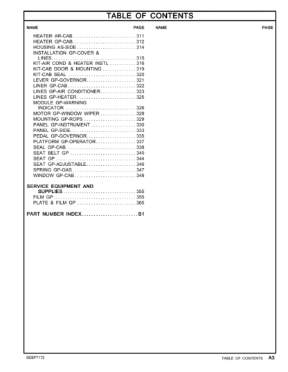 CAT 226B Parts Catalog Manual - Image 5
