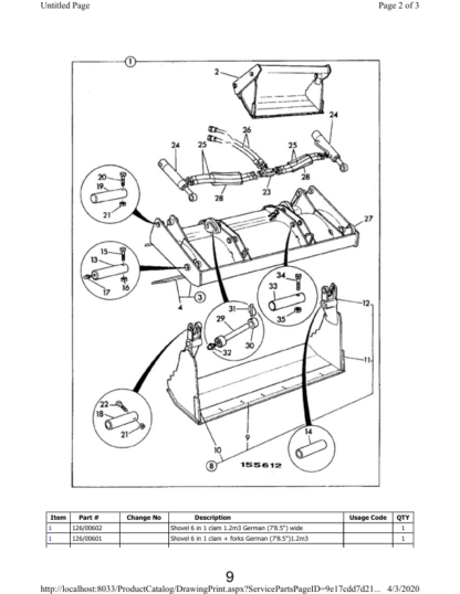 JCB 3CX 4CX Parts Catalog 00460001-00499999 - Image 4