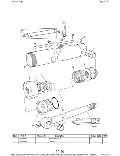 JCB 3CX 4CX Parts Catalog 00460001-00499999 - Image 7