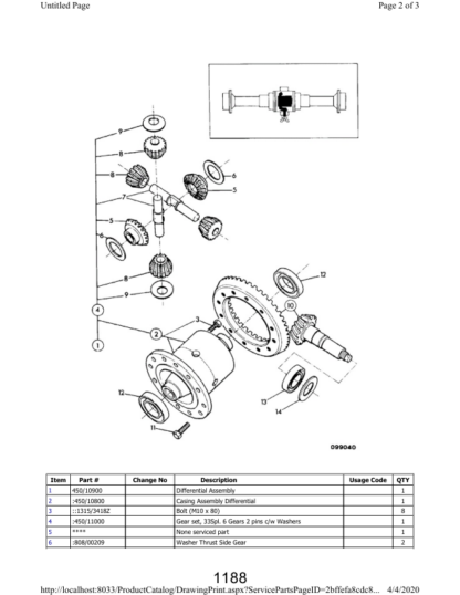 JCB 3CX 4CX Parts Catalog 00460001-00499999 - Image 8