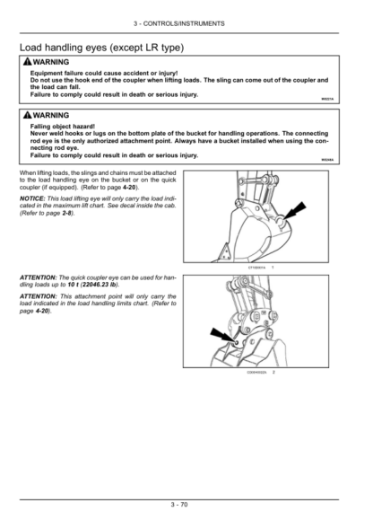 CASE CX210C Excavator Operator's Manual - Image 9