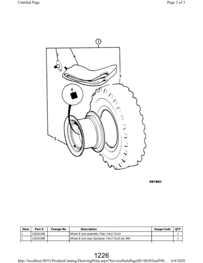 JCB 3CX 4CX Parts Catalog 00460001-00499999 - Image 9