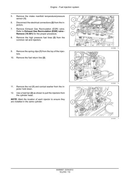 HITACHI EX550 EX550-3 Excavator Workshop Manual - Image 8