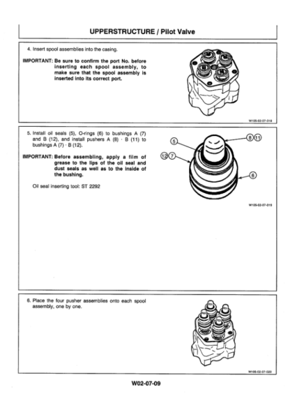 HITACHI EX550 EX550-3 Excavator Workshop Manual - Image 12