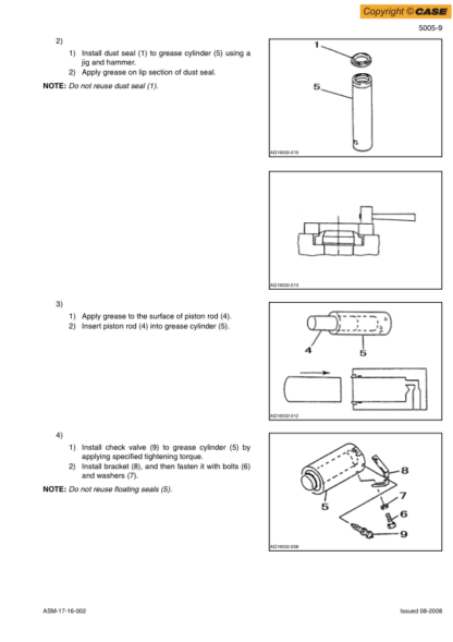 CASE CX75SR Excavator Service Manual - Image 12