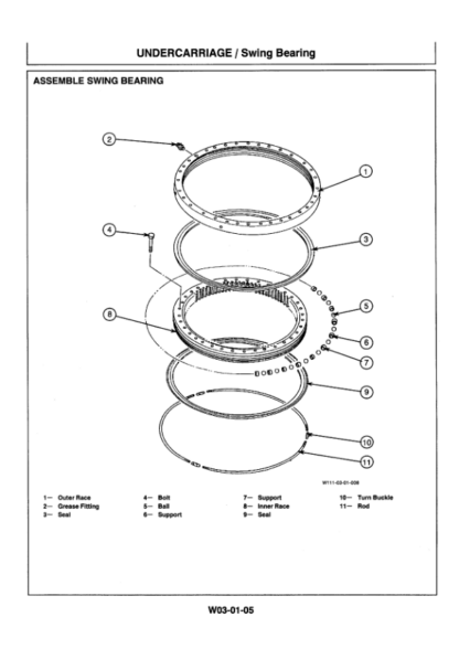 HITACHI EX550 EX550-3 Excavator Workshop Manual - Image 9